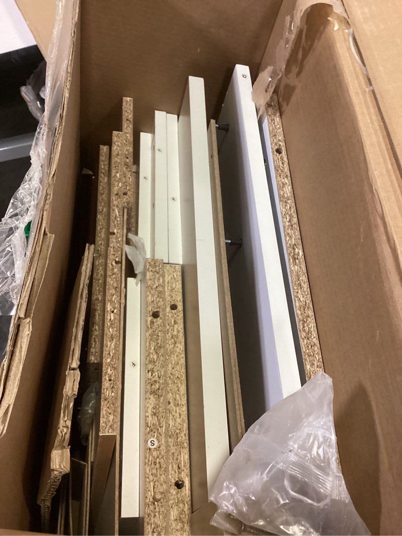 Condition photo showing Good Condition for karl home 4 drawer dresser for bedroom, small chests of drawers modern nightstand, white dresser chest with 4 storage drawers, dressers for nursery, hallway, living room, closet