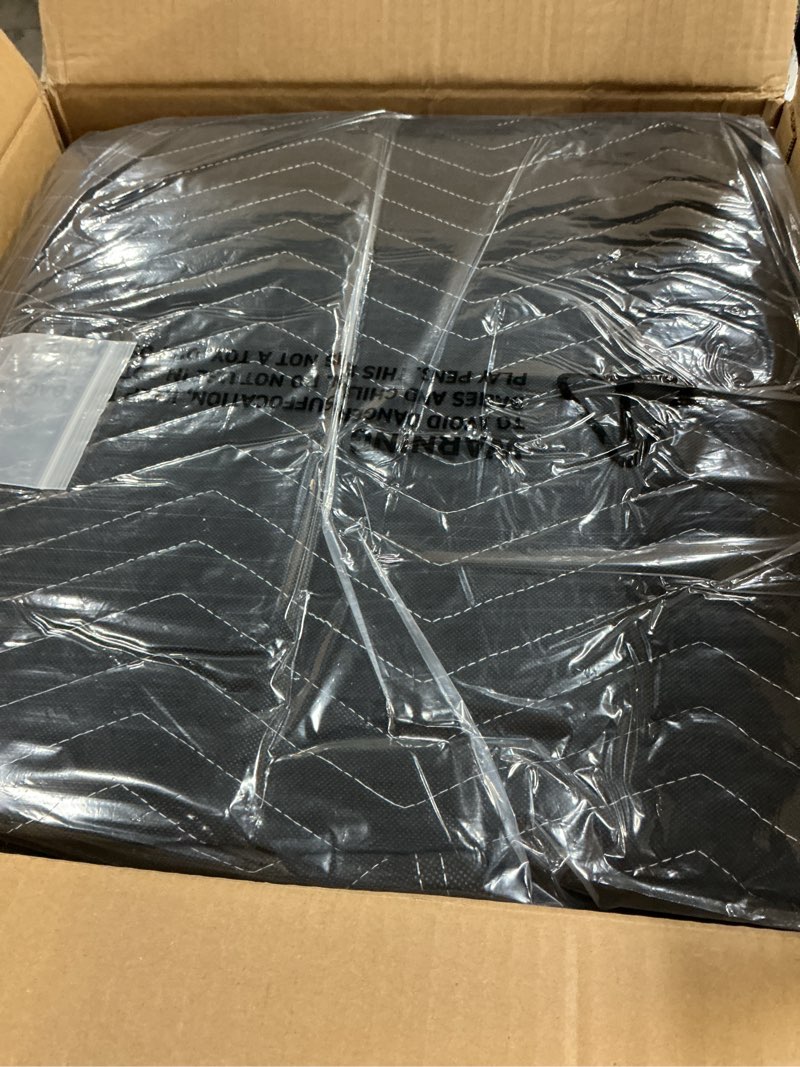 Condition photo showing New/Like New for large sound dampening blanket,96" x 80" sound absorbing studio blanket,noise cancelling studio acoustic blanket curtain/light blocker/moving blanket 1 pack
