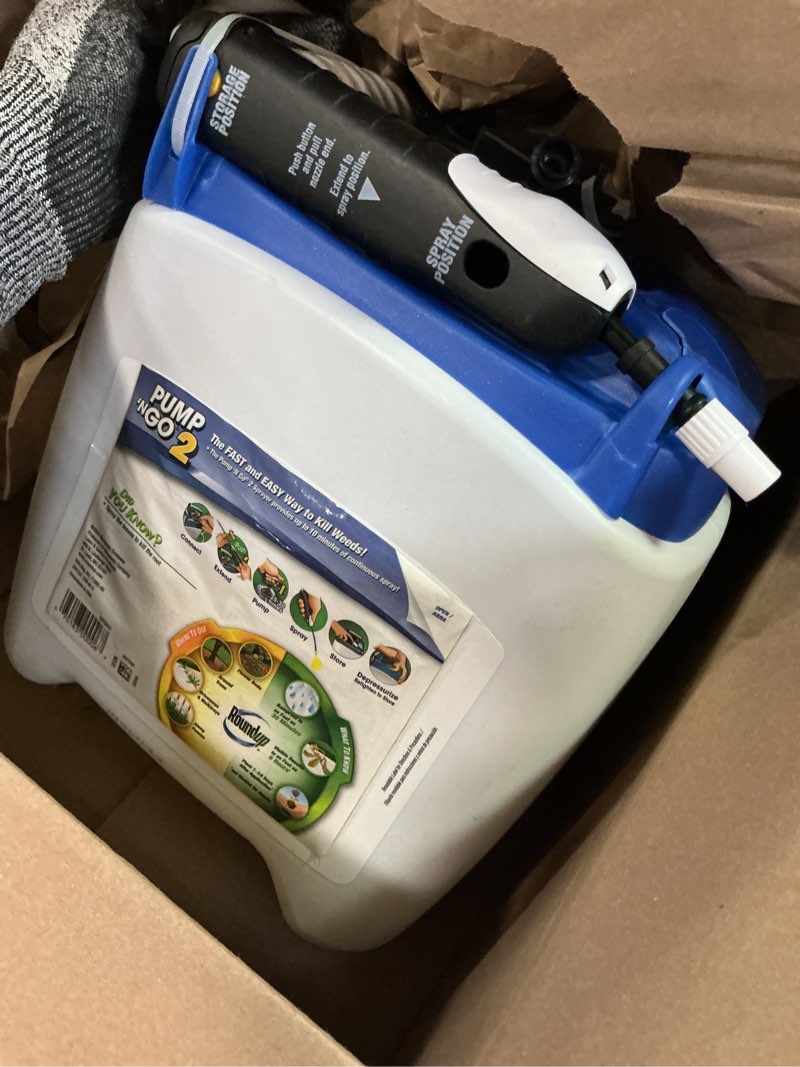 Condition photo showing As Is for Roundup Weed and Grass Killer? with Pump 'N Go 2 Sprayer, Use in and Around Flower Beds, Trees & More, 1.33 gal. 1.33 gal Pump 'N Go