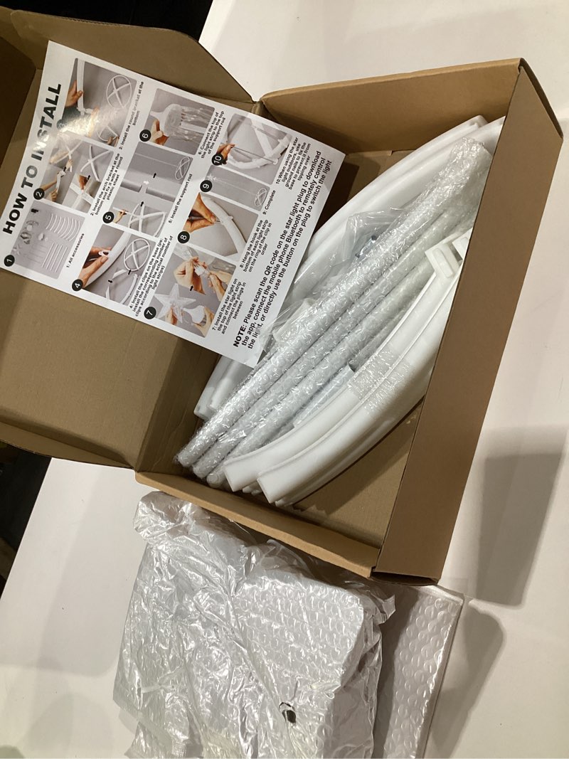 Condition photo showing Good Condition for 4 Pack 4/5/6/7 ft Christmas LED Cone Tree Lights Outdoor Decorations 24 Modes Color Changing with Timer Foldable Lighted Yard Trees Waterproof String Lights Holiday for Christmas New Year Xmas, SIMILAR TO STOCK PHOTOS