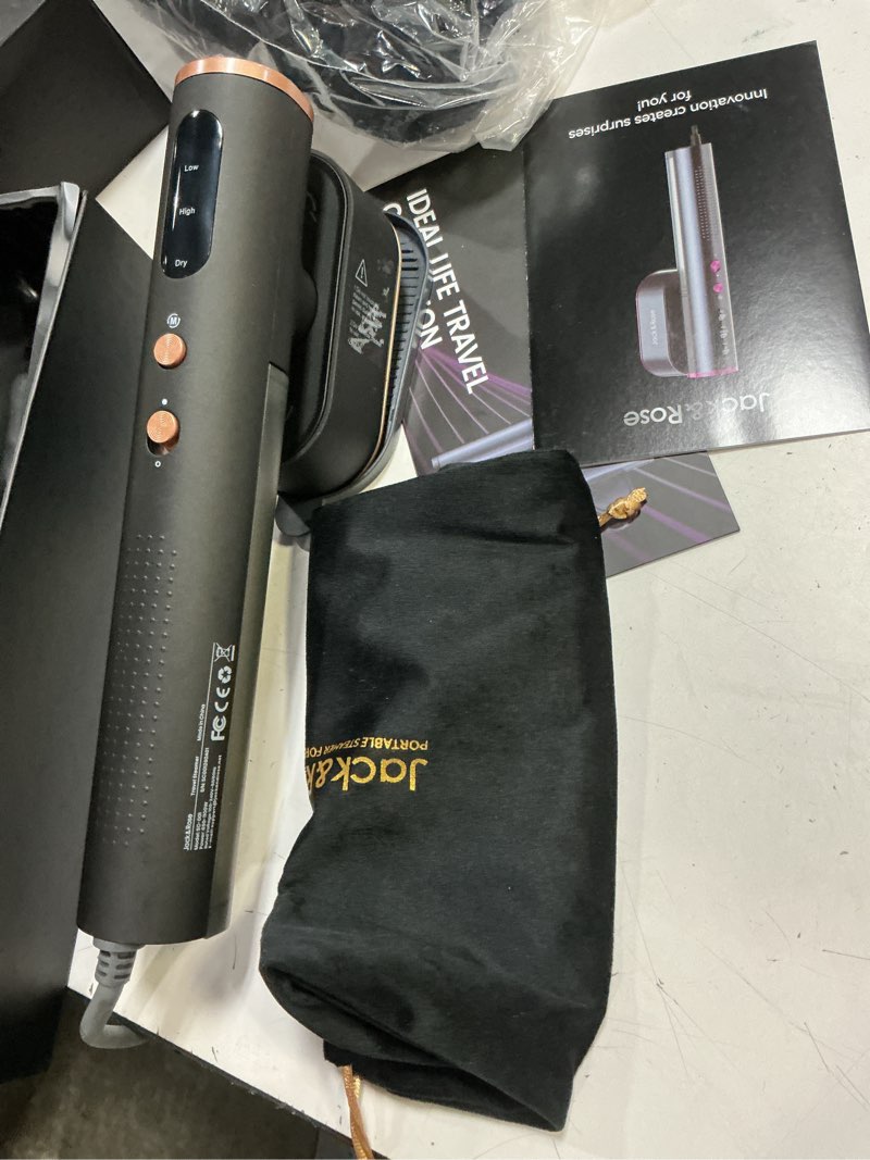 Condition photo showing Good Condition for jack ? rose travel steamer for clothes,100-220v portable iron,15s heat up,steamer ? iron 2 in 1, travel size,large ceramic heat panel,for global and europe