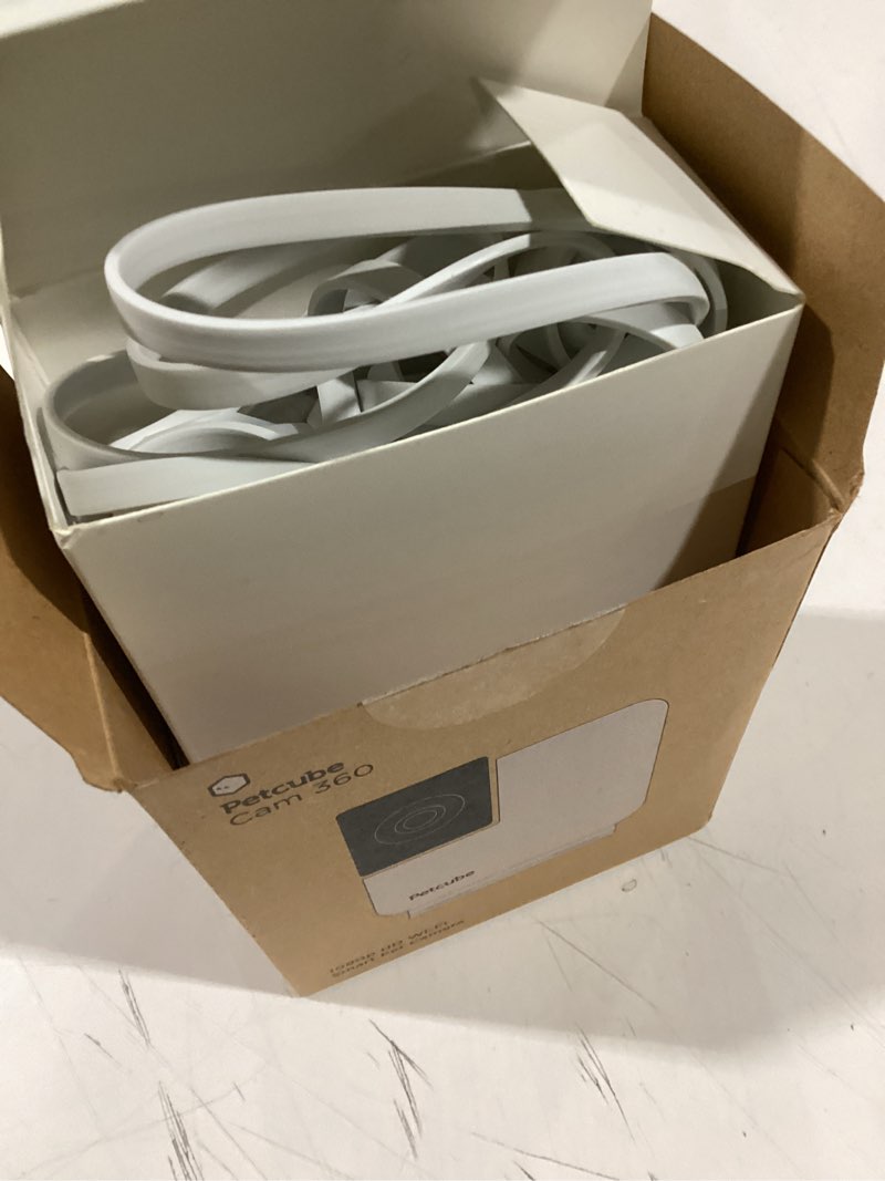 Condition photo showing Good Condition for Petcube Cam 360 Camera Interactive WiFi Pet and Home Security Pan-Tilt Camera with Phone App, 1080p HD Video, 360° Rotation, Night Vision, AI Alerts Cam 360 – Camera Only