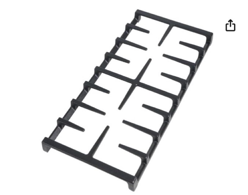 Premium WB31X27150 Cast Iron Gas Stove Burner Grate Replacement for GE Range Surface Stove Top Burne