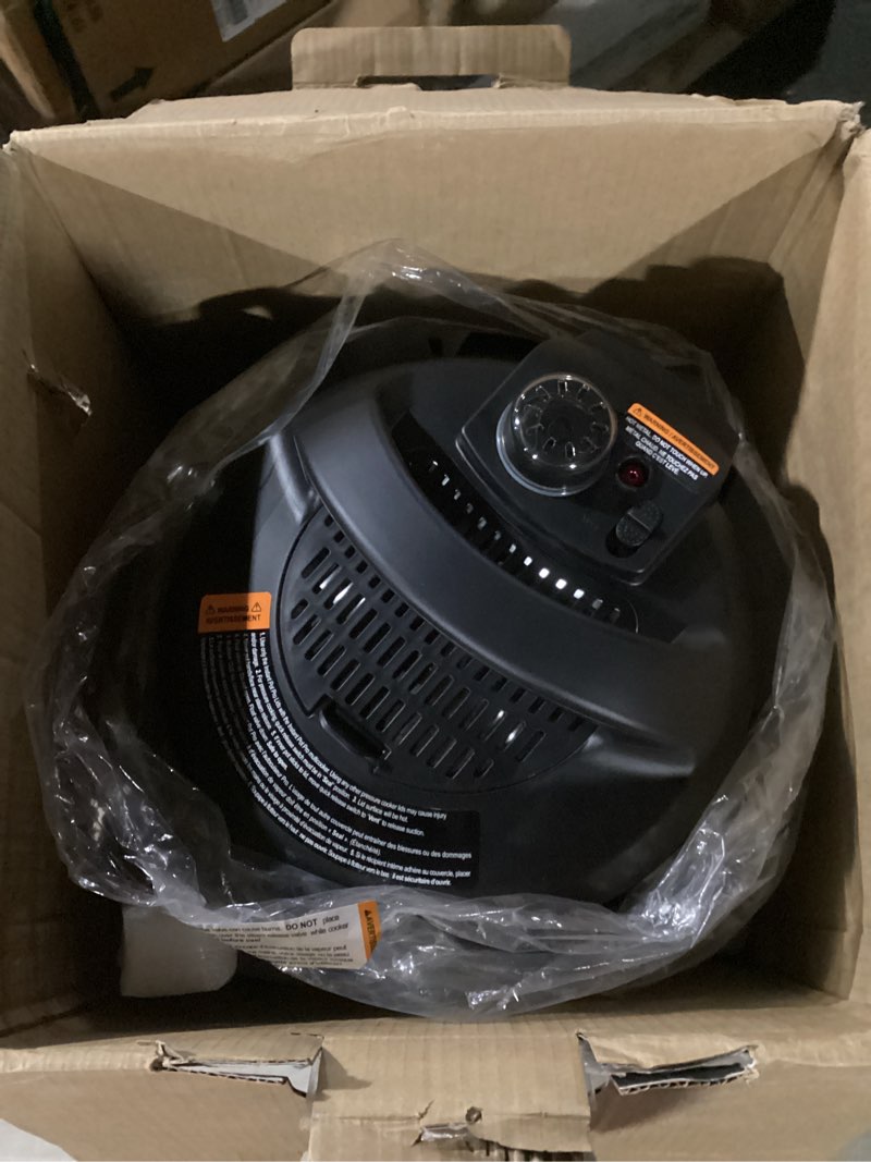 Condition photo showing New/Like New for Instant Pot Pro 10-in-1 Pressure Cooker, Slow Cooker, Rice/Grain Cooker, Steamer, Sauté, Sous Vide, Yogurt Maker, Sterilizer, and Warmer, Includes App With Over 800 Recipes, Black, 6 Quart 6 Quarts