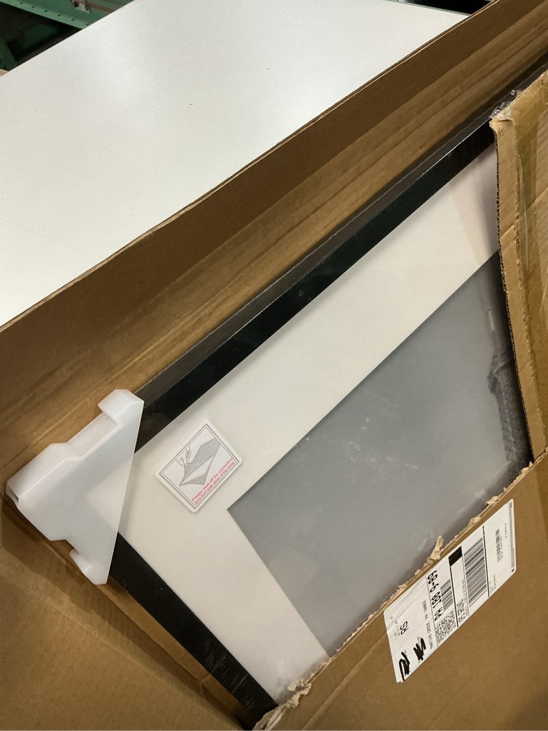 Condition photo showing New/Like New for upsimples 24x36 poster frame, display pictures 20x30 with mat or 24 x 36 without, wall hanging picture frames, black, 1 pack black 24x36