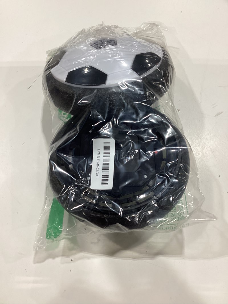 Condition photo showing New/Like New for ocditikl 2 pack hover soccer ball with 8 pcs batteries, air floating soccer toy with led lights & foam bumper, indoor games for kids 4-8-12, birthday toys for 3 4 5 6 7 8 9 year old boys girls multicolor