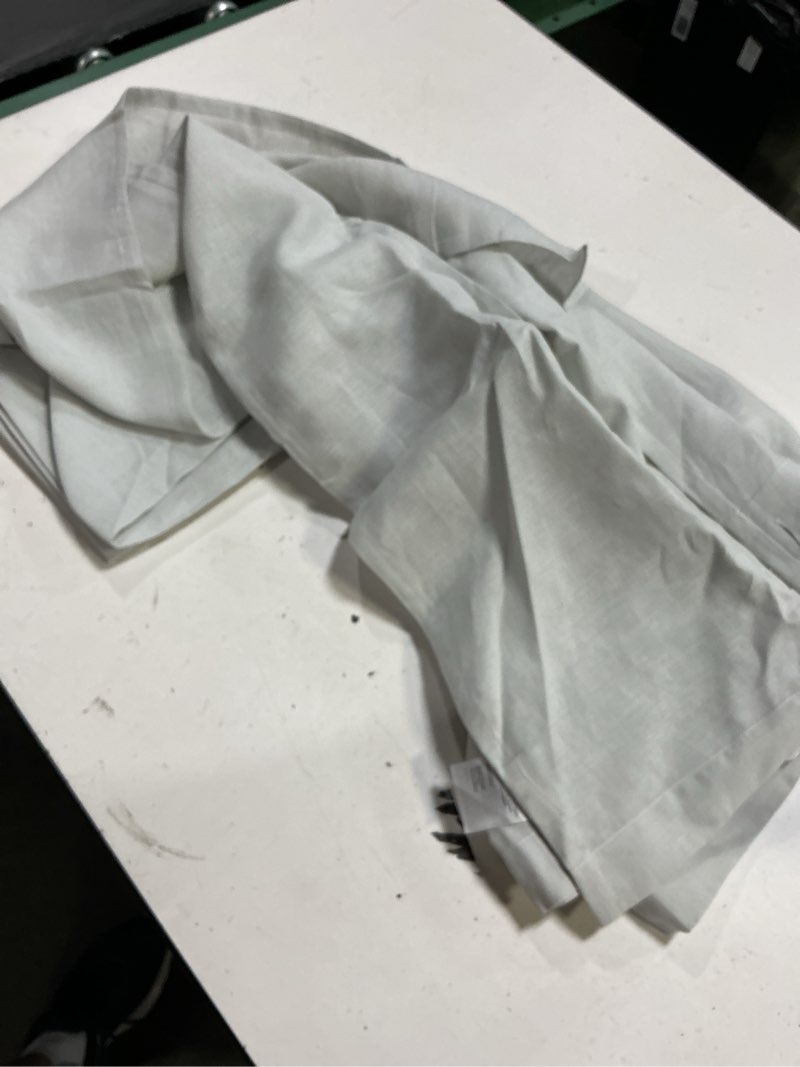 Condition photo showing Good Condition for quince 100% linen shower curtain 72”x72” mist