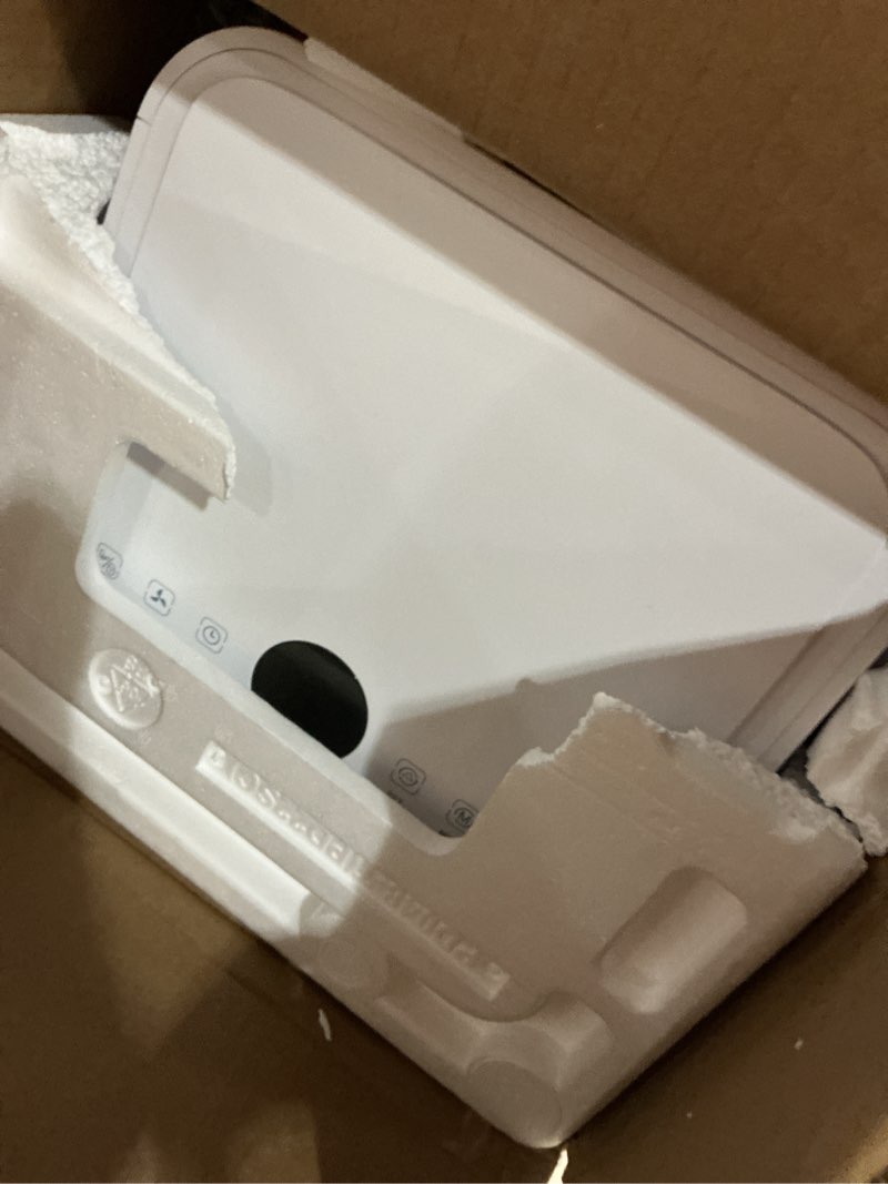 Condition photo showing Good Condition for olixis 30pints dehumidifier with drain hose, most efficient energy star, 2,000 sq.ft dehumidifier for basement, 2l tank 38db, smart humidity ring, ideal humidity remover for home, bedroom & bathroom pearl white 2 liters