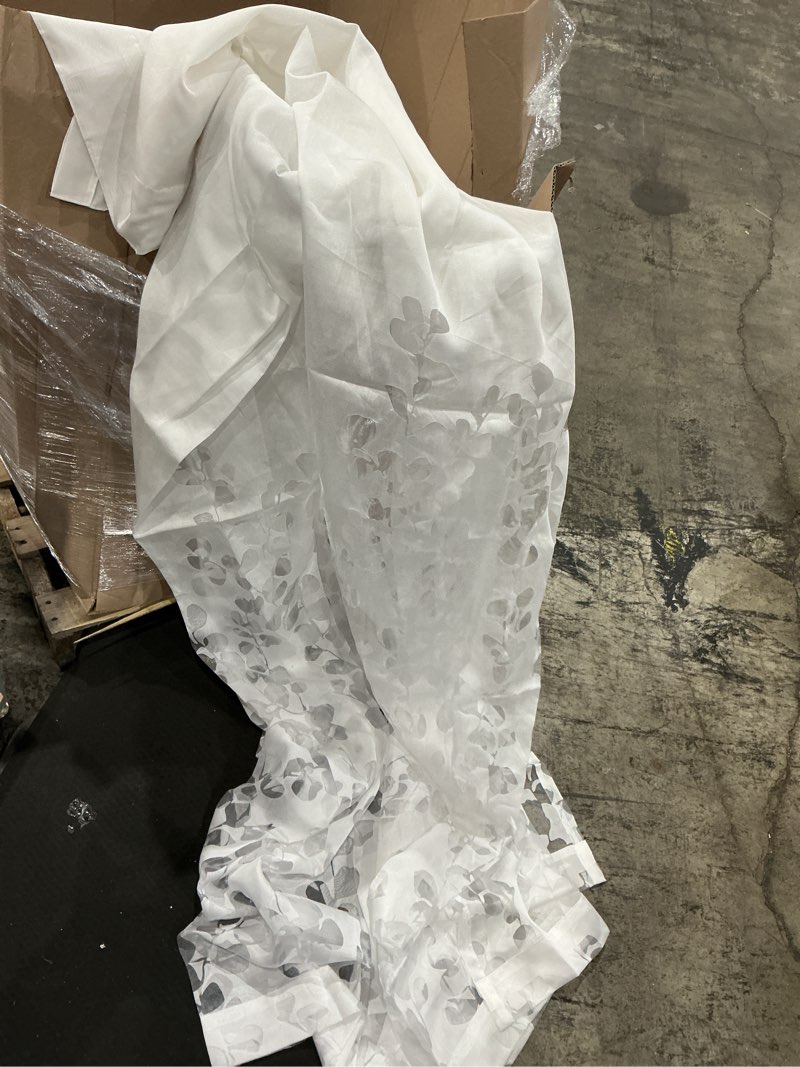 Condition photo showing Good Condition for exclusive home wilshire curtains - hidden tab curtain panel, 54 x 96 inches, winter white, 2 panels