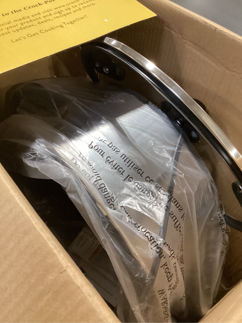 Condition photo showing Good Condition for Crock-Pot 6 Quart Cook & Carry Programmable Slow Cooker with Digital Timer Stainless Steel (CPSCVC60LL-S) pack of 1 Digital Display