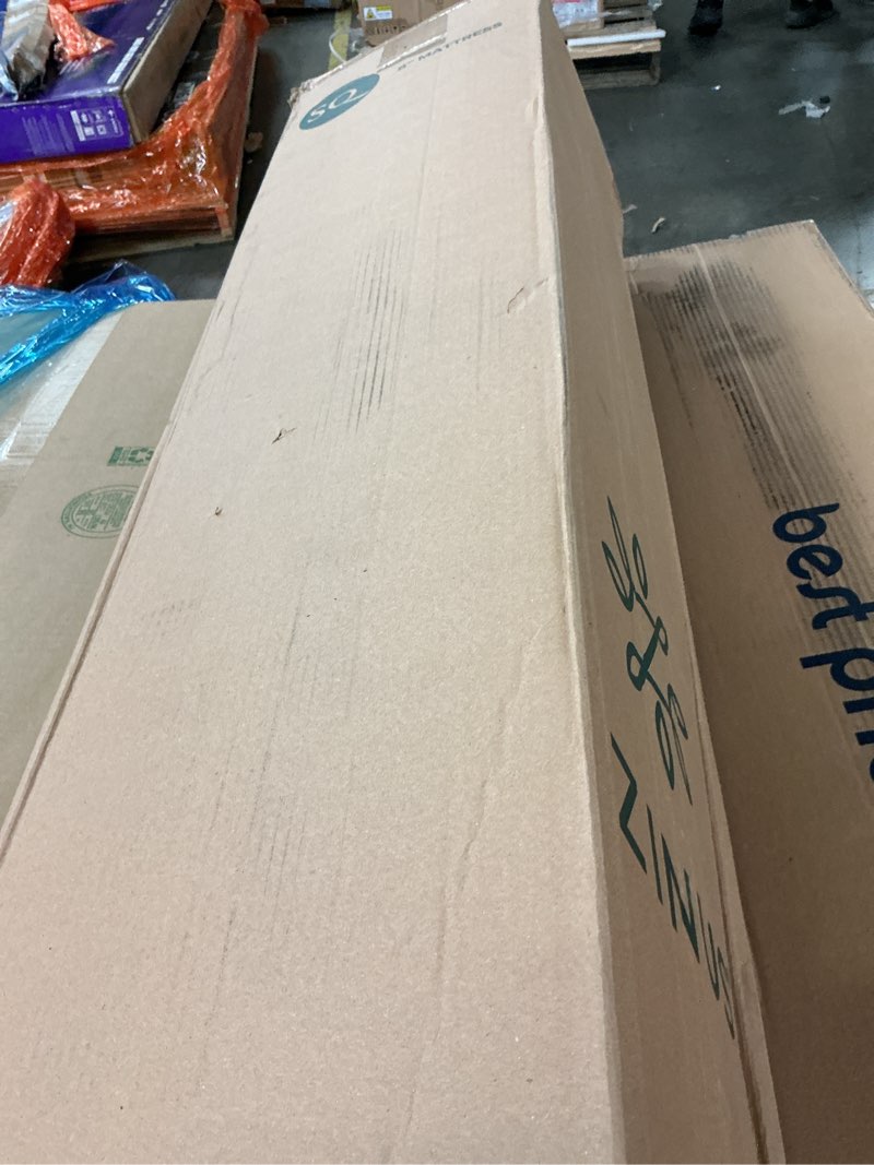 Condition photo showing New/Like New for Zinus 8 Inch Foam and Spring RV Mattress, [New Version], Short Queen for RVs, Campers & Trailers, Smaller, More Convenient WonderBox Packaging, Mattress-in-a-Box White Short Queen 8" New Small Box