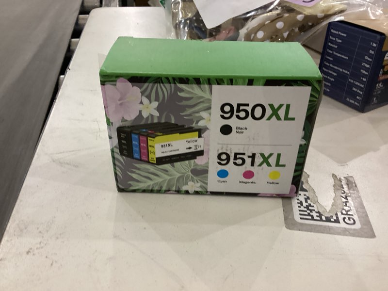 Condition photo showing New/Like New for 950XL 951XL Combo Compatible for HP 950 XL 951 XL Ink Cartridge Replacement for HP OfficeJet Pro 8600 8610 8620 8100 8630 8660 8640 8615 76DW 251DW (1 Black, 1 Cyan, 1 Magenta, 1 Yellow)