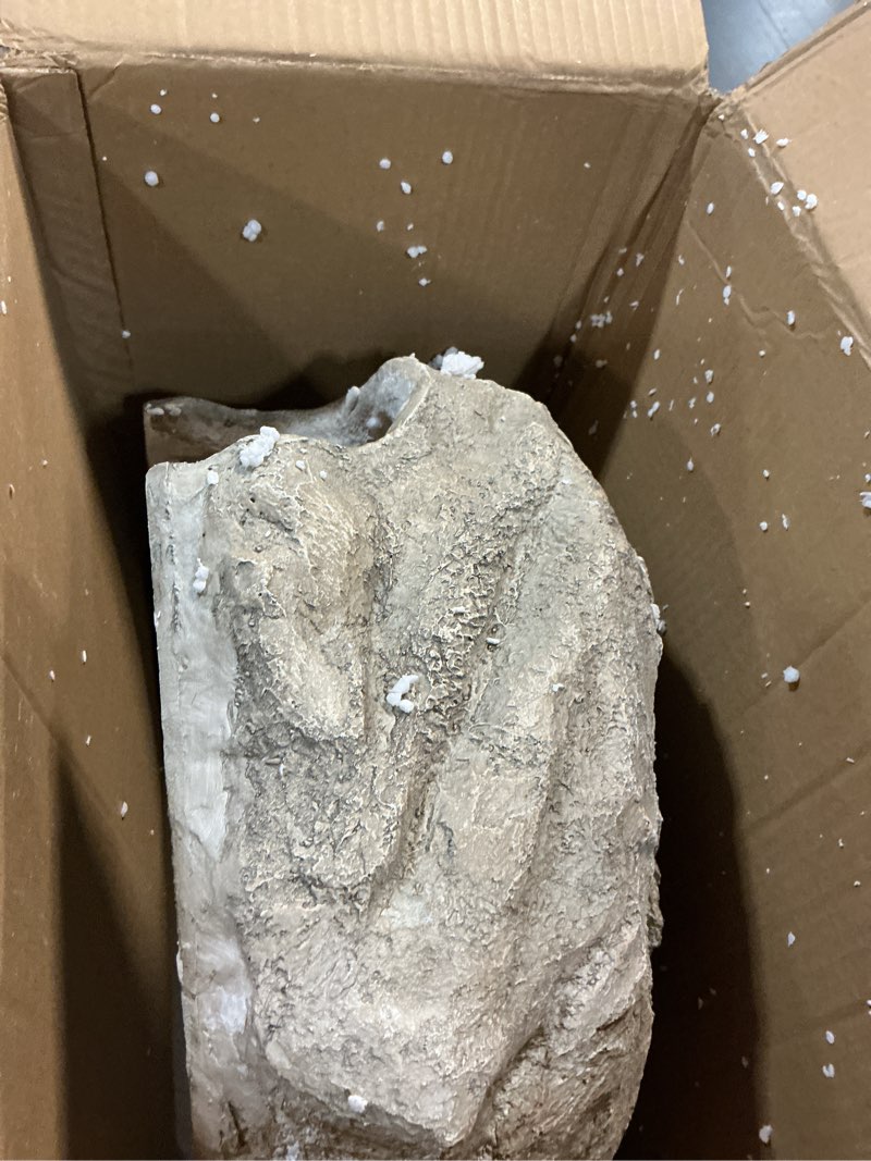 Condition photo showing Good Condition for aquascape faux rock fish cave, decorative shelter for koi and pond fish, natural-looking rock design, 25-inch l x 15-inch w, 78418 rock 25-inch l x 15-inch w