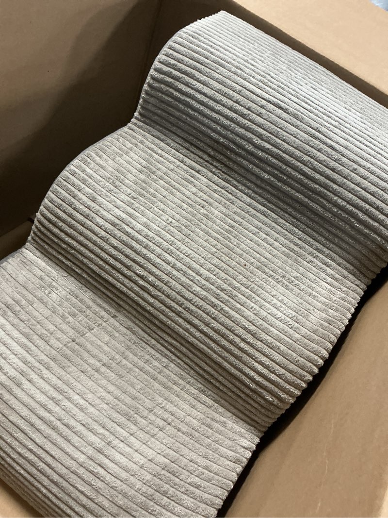 Condition photo showing As Is for 3-step dog ramp and stairs for sofa and chair - non-slip sturdy pet steps for small dogs and cats,15.7" h,grey grey 3 standard 3-step 15.7"h