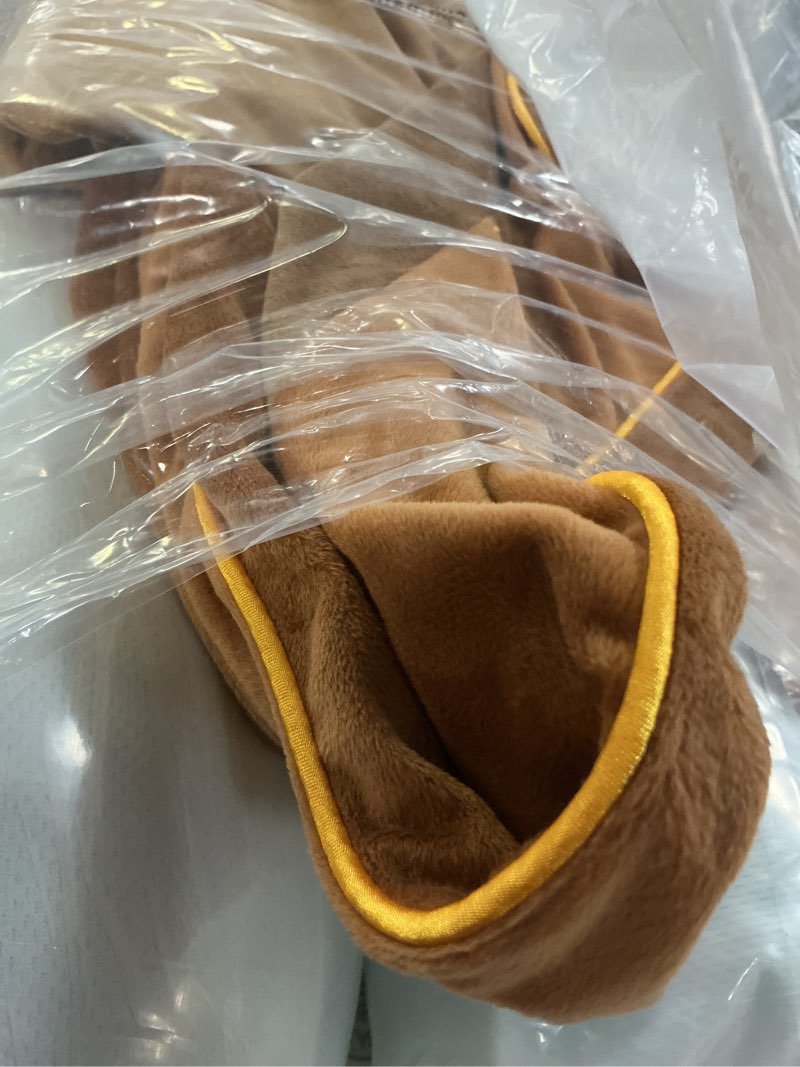Condition photo showing Good Condition for extra large dog bed, orthopedic dog beds with cooling gel memory foam, waterproof xl pet bed with removable washable cover, 42" pet sofa couch dutch velvet with bone toy, brown brown x-large(42"l x 30"w x 9.5"th)