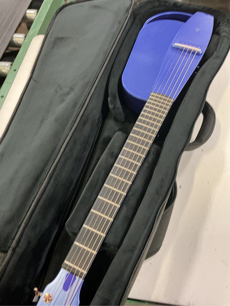 Condition photo showing Good Condition for enya nexg 2 deluxe carbon fiber smart acoustic-electric guitar, purple | 50w wireless speaker, 20 presets, onboard looper, drum machine, acoustic profiling, deluxe accessory bundle, stage ready purple deluxe set