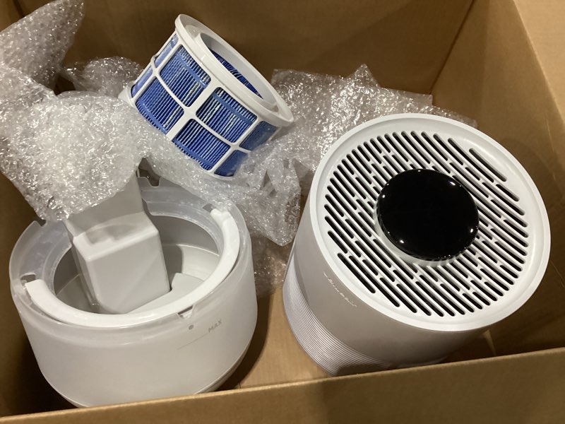 Condition photo showing Good Condition for BLUEAIR Premium Smart Humidifier for Large Rooms, Bedrooms, Better Sleep with Evaporative Invisible Mist Tech, Auto Humidify, Easy Top Fill, Smart Control with App, Touchscreen, 3.5L Tank for 48 hours