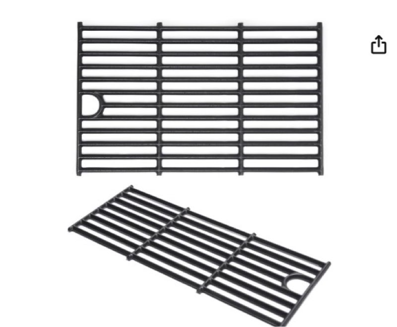 17" Grill Replacement Parts for Charbroil Grill Grates G426-0004-W1 Cast Iron G426-0005-W1 Cooking G