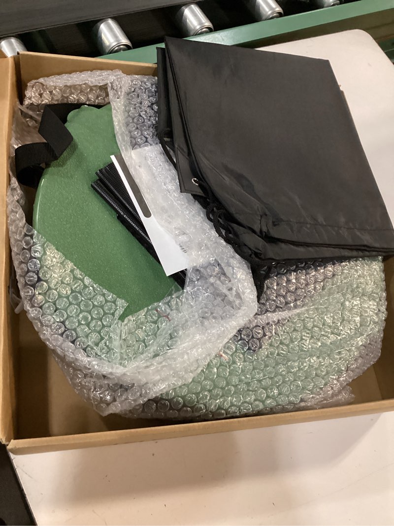 Condition photo showing Good Condition for ALEVMOOM XXL Portable Toilet for Camping,880lbs Capacity,19.7" H Adjustable Portable Toilet with 7 Garbage Bags,Porta Potty for Adults,Collapsible Luggable Loo for Camping/Travel/Hiking/Car Geen Toilet