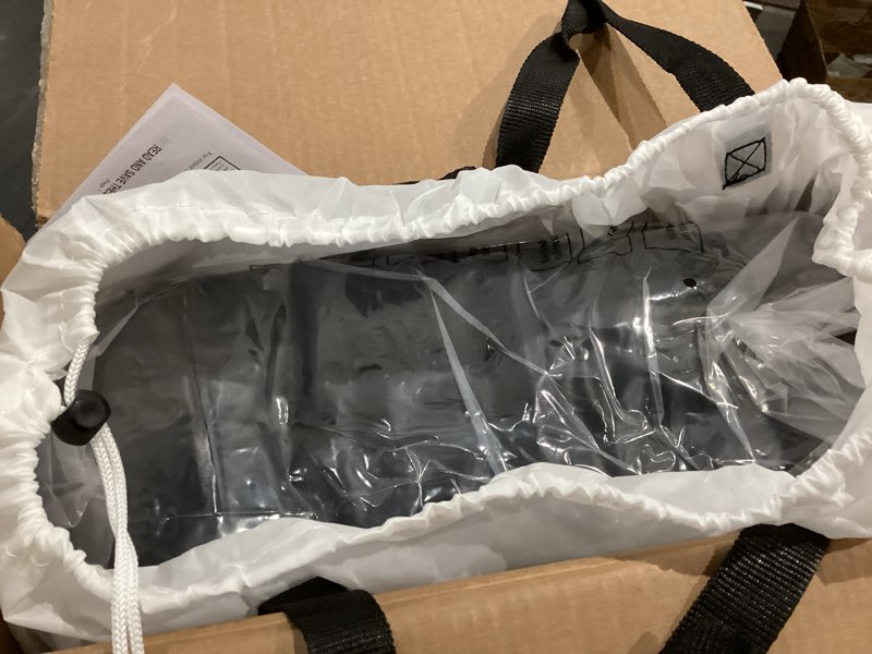 Condition photo showing New/Like New for full air mattress with built in pump, inflatable mattress for home, blow up air bed 3 min quick inflation and deflation, thin velvet top, 18'' full size gray 18''-full stone grey