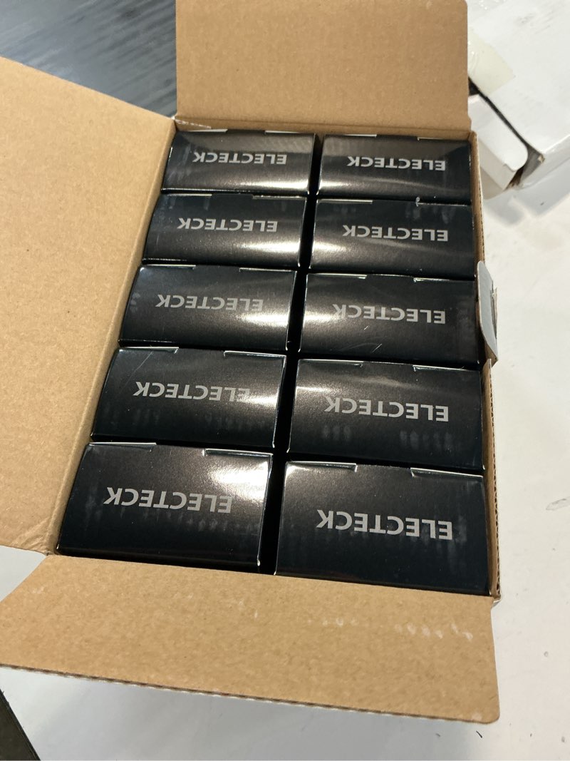 Condition photo showing Good Condition for electeck 10 pack gfci outlets 15 amp, non-tamper resistant, decor gfi receptacles with led indicator, ground fault circuit interrupter, wallplate included, etl listed, white white button 10 pack