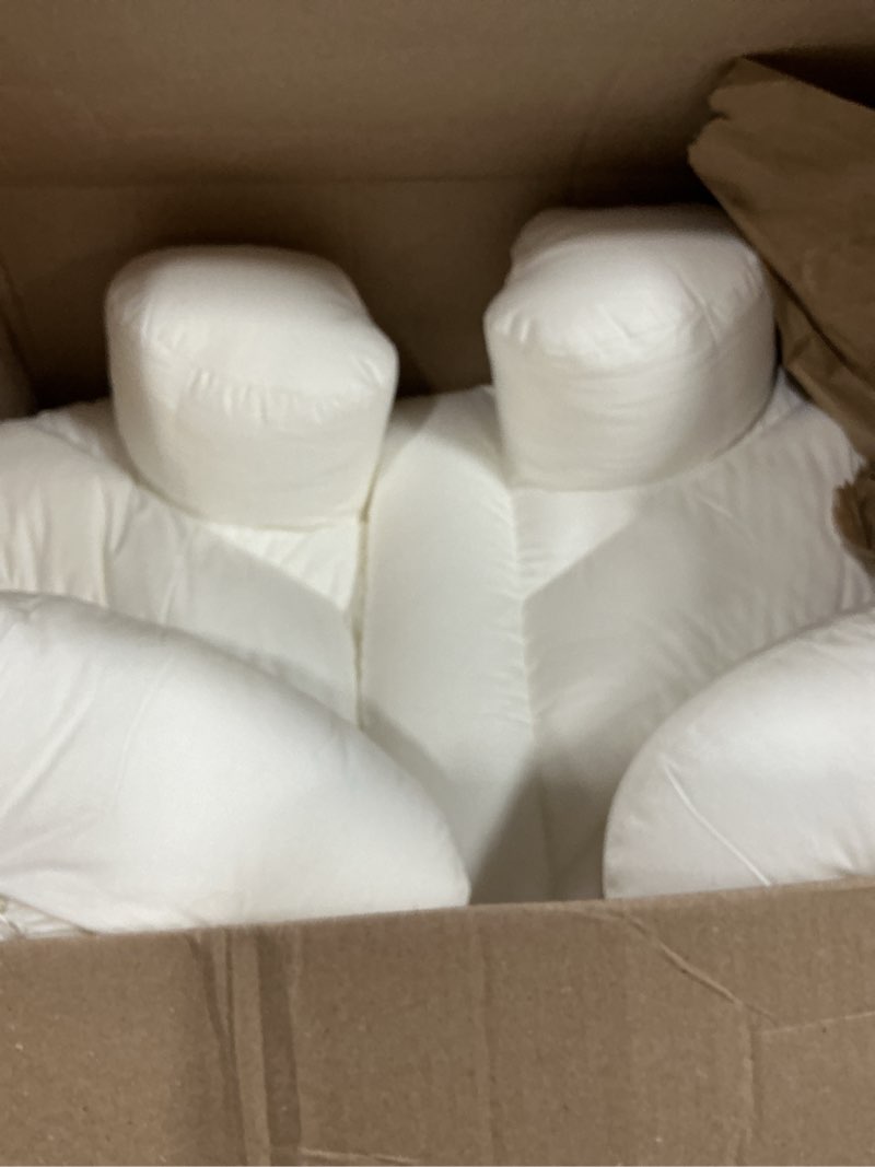 Condition photo showing Good Condition for side sleeper pillow with arm holes, ergonomic arm tunnel for shoulder pain relief, adjustable height neck pillow for adults, plush down & foam for comfortable sleep, 1pc pillowcase, 18"x27" white 18"x27"
