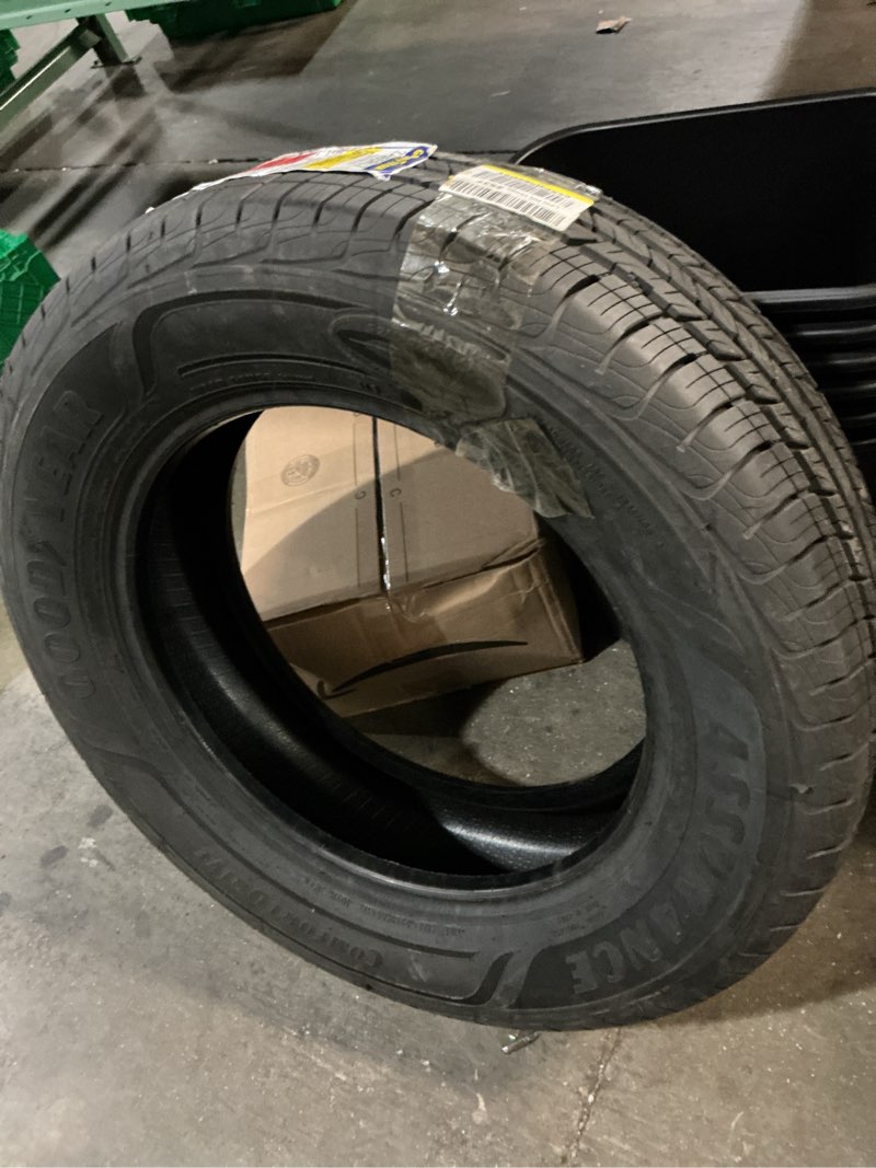 Condition photo showing New/Like New for goodyear assurance comfortdrive 225/65r17 102h vsb all-season tire | truck/suv touring all season traction 102h rated standard load radial construction vertical serrated band tire