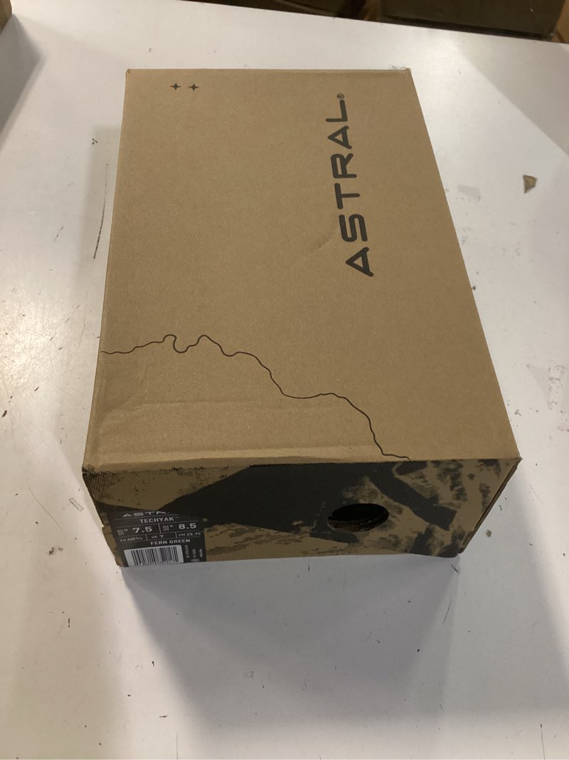Condition photo showing New/Like New for astral techyak trail shoes - men's & women's minimalist, lightweight outdoor sneaker for hiking & everyday wear 8.5 women/7.5 men sierra taupe