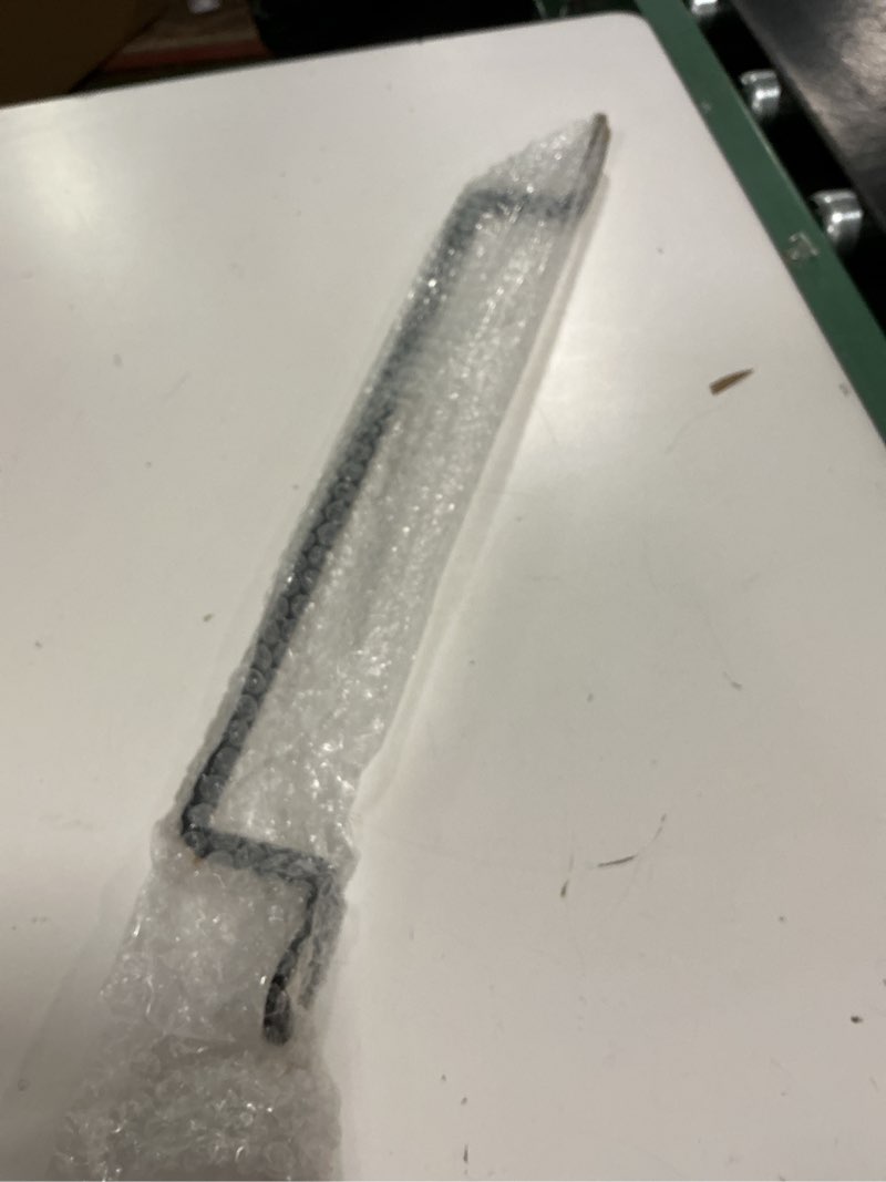 Condition photo showing Good Condition for Stur-De Wrought Iron Towel Holder - Rustic Towel Rack for Bathroom or Kitchen, Wall-Mount Black Iron Towel Bar for Bath Towels - Decorative Black Towel Bar for Farmhouse-Style Home - 21 x 3 x 2 Inches