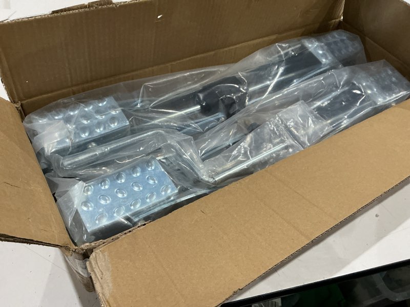 Condition photo showing Good Condition for rv stabilizer wheel chock xl fit 3.5” to 17” camper wheel chock stabilizer scissor with accessories pair for travel trailer, heavy duty tire wheel chock scissor large locking x chock, 2pack xl 17inch 2pc