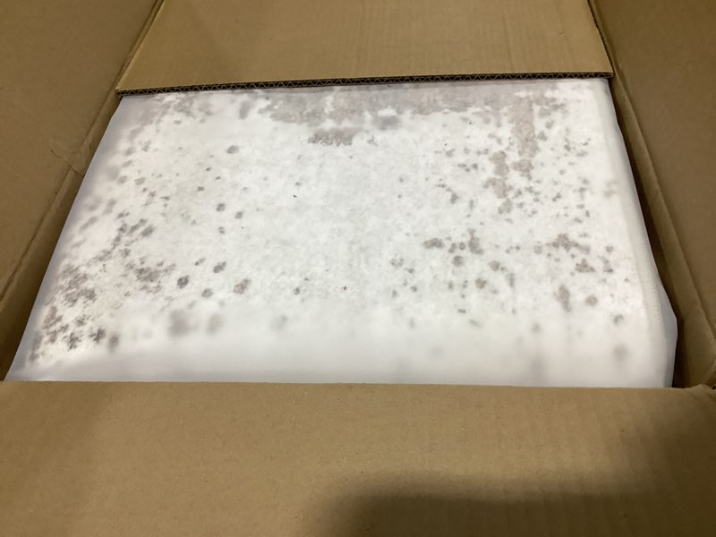 Condition photo showing New/Like New for Area Rug Living Room - 8X10 Abstract Washable Large Soft Foldable Non Slip Rug Neutral Modern Low Pile Carpet for Bedroom Nursery Dining Room Farmhouse Home Office Indoor - Khaki Khaki 8' x 10' (Rectangular)