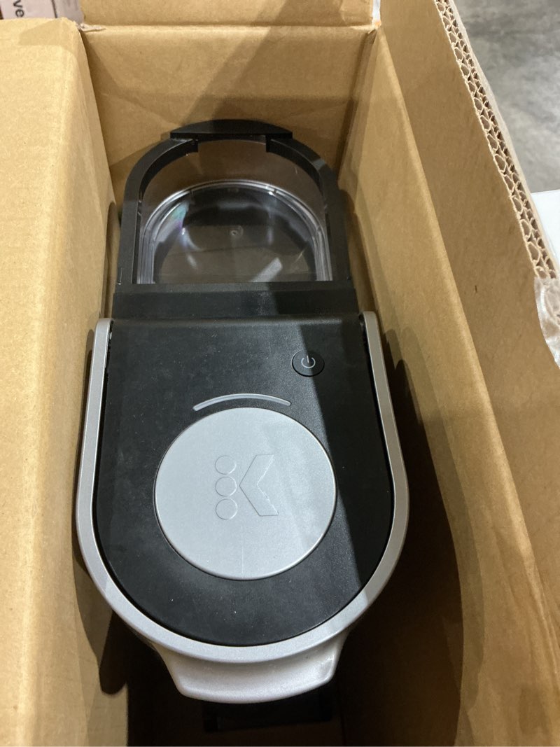 Condition photo showing As Is for keurig k-mini single serve k-cup pod coffee maker, 6 to 12oz brew size, with cord storage, perfect for small spaces, black