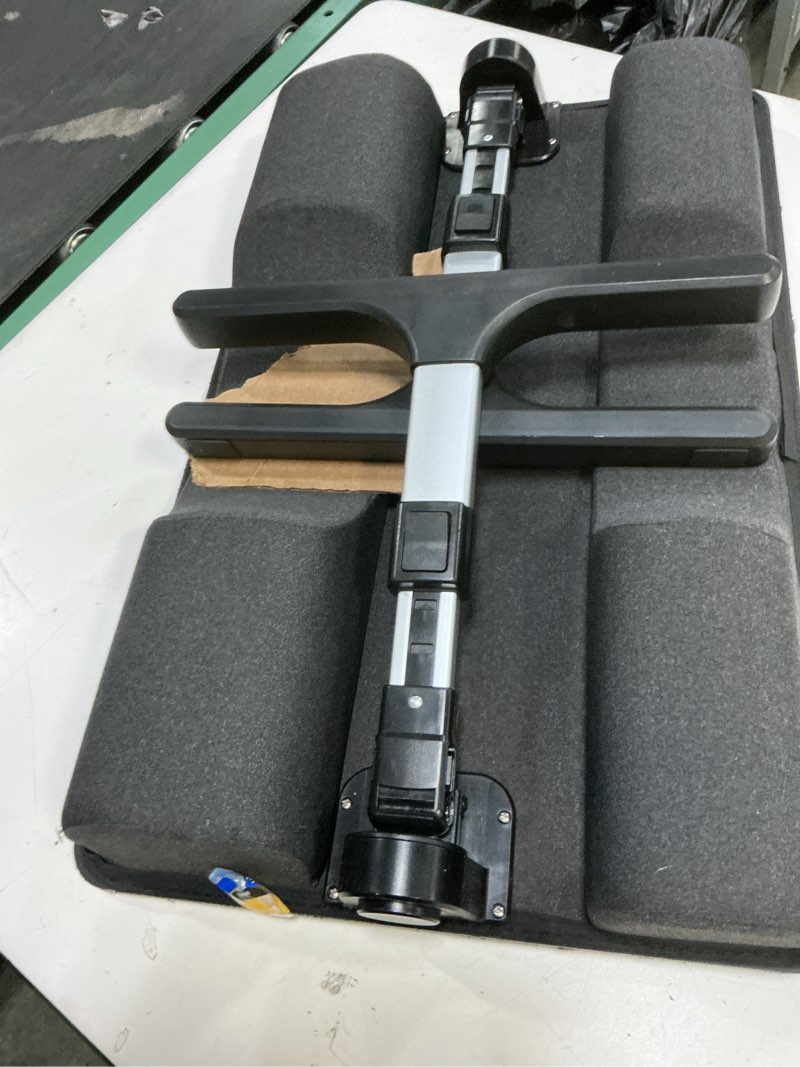 Condition photo showing Good Condition for foldwise 2-in-1 lap & bed desk with soft cushions - adjustable height & angle, foldable laptop stand for bed & couch - wrist rest, ipad holder, stopper & non-slip leather - bed table for adults & kids black