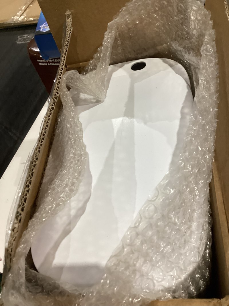 Condition photo showing As Is for MOPALL Bathroom Trash Can with Lid, Motion Sensor Trash Can Automatic Touchless, 3.5 Gallon Smart Garbage Can with Lid,Auto-Adsorption Slim Small Waste Basket for Bedroom,Bathroom,Kitchen