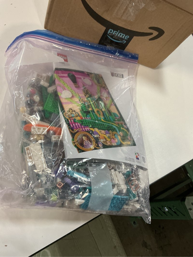 Condition photo showing As Is for LEGO Wicked Emerald City Wall Art Building Set for Adults - Wall Decor for Living Room, Bedroom, or Dorm - Collectible Wicked Merch for Movie Fans - Gift Ideas for Women & Men, Ages 18+ - 75685