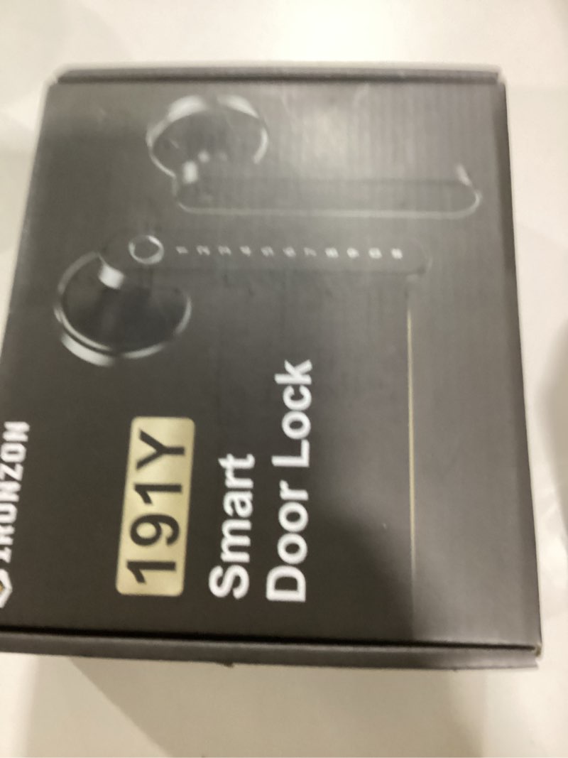 Condition photo showing New/Like New for IRONZON Fingerprint Door Lock Smart Door Lock with Keypad Keyless Entry Door Lock with Handle for Ho