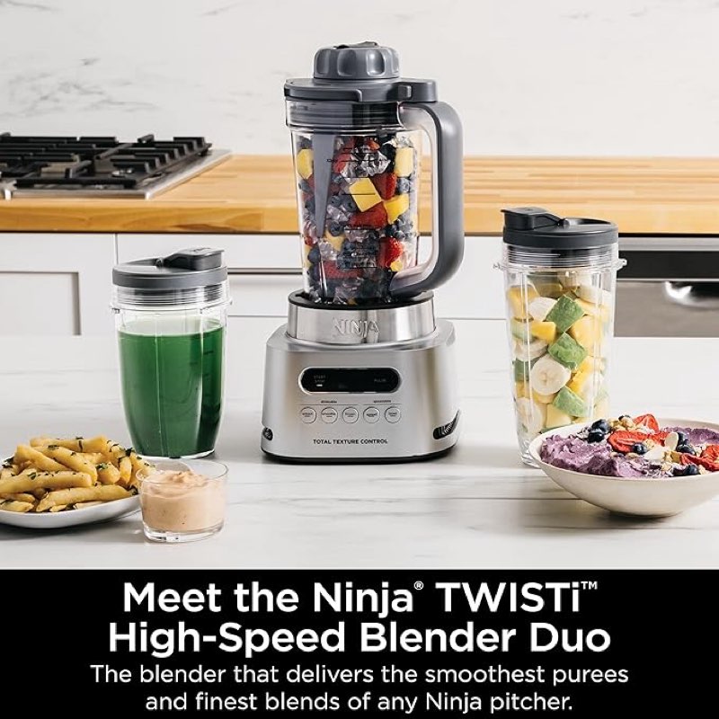 ninja twisti high-speed blender duomodel: ss151 30