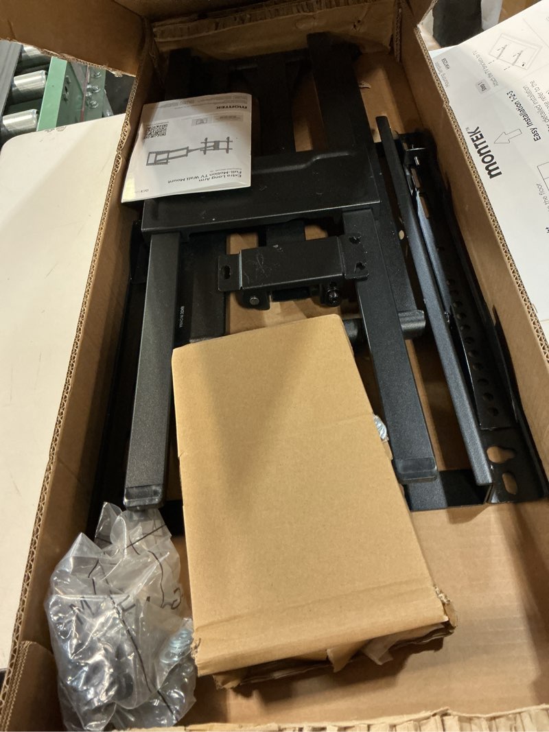 Condition photo showing Good Condition for monTEK Long Arm TV Wall Mount for Most 43-80 Inch TVs, 42 Inch Long Extension TV Mount Swivel and Tilt, Full Motion Wall Mount Tv Bracket Fit Max VESA 600 x 400mm, Up to 110 lbs, 16”,18” Studs 43"-80" TV / 42" Long Arm