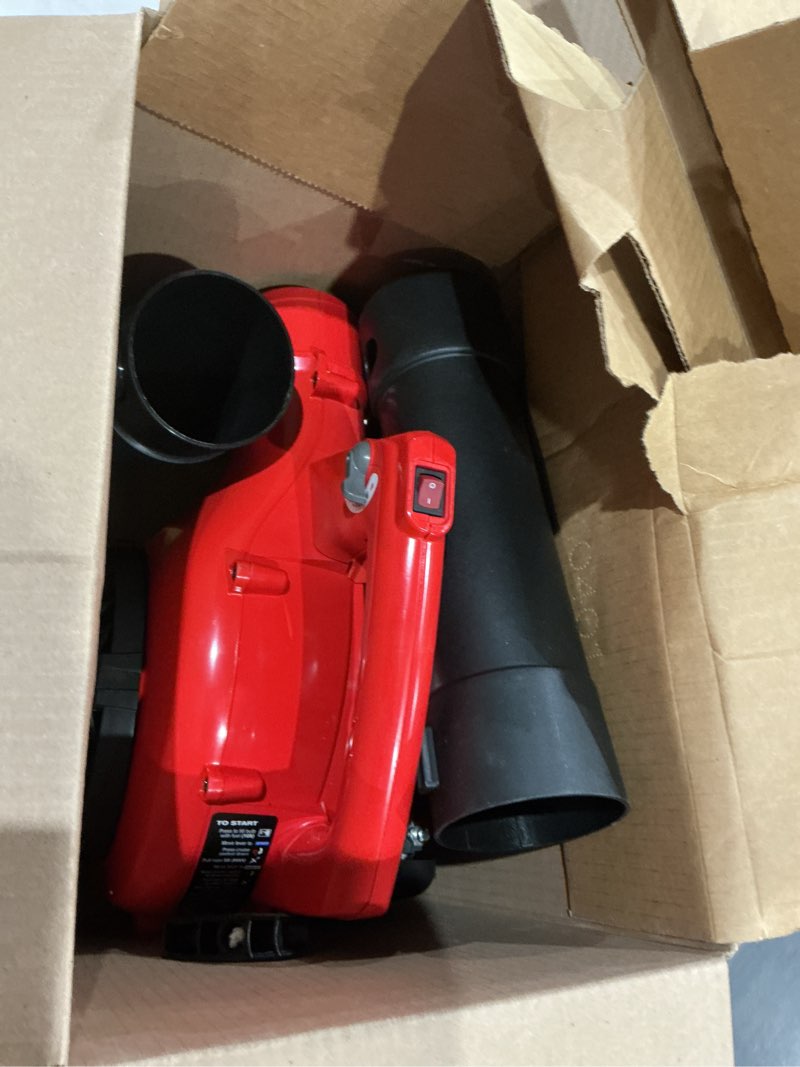Condition photo showing As Is for craftsman b2000 25-cc 2-cycle 410-cfm 180-mph gas handheld leaf blower