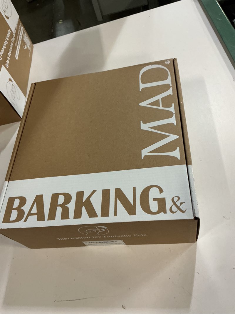 Condition photo showing New/Like New for BARKING&MAD no Spill Water Bowl for Dogs 73.9oz (2.1L) - Anti-gulping, Slow Water Feed Dispenser for Large and Medium-Sized Breeds for Slow Drinking and Messy gulping Sloppy Drinkers Sea Green