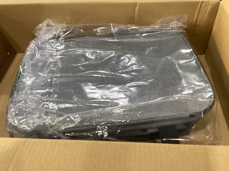 Condition photo showing New/Like New for CleverMade Leakproof Collapsible Insulated Cooler Bag, Portable Foldable Soft Side Tote Holds 18/30/50 Cans, Lunch & Cold Beer, Use w/Reusable Freezer Packs & Ice Chest for Grocery Beach Travel Cool Gray - Pacifica Cooler - 18 Can