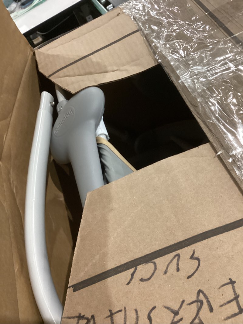 Condition photo showing As Is for Ingenuity Swing 'n Go Deluxe 5-Speed Baby Swing with Cushioned Harness - Foldable, Portable, 2 Plush Toys & Sounds, 0-9 Months 6-20 lbs (Bella Teddy)