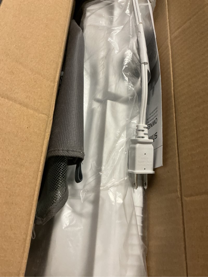 Condition photo showing Good Condition for shinic 9" twin window fan with remote control,reversible airflow,removable cover,3 speeds, 3 modes, expandable panels (from 24" to 37"),etl certified, white