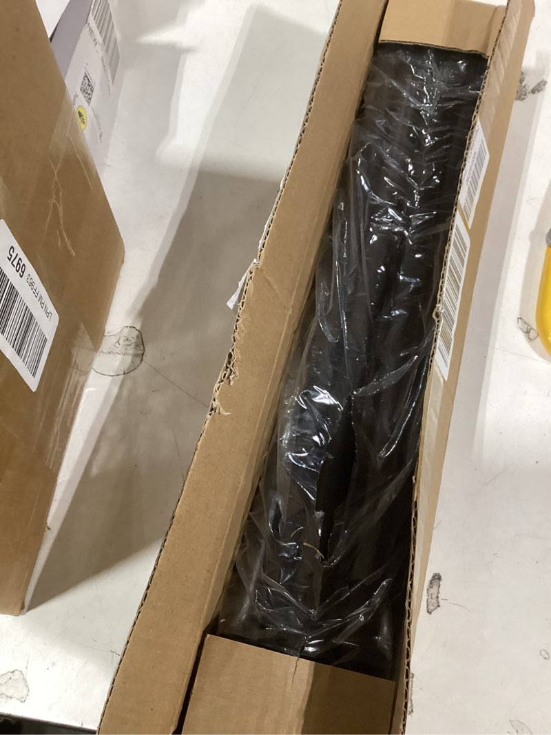 Condition photo showing Good Condition for 2 Pack Curtain Rods for Window 32 and 48, Black 5/8 inch Splicing Single Window Curtain Rod Set with Brackets Black 32-46'' (2 Pack)