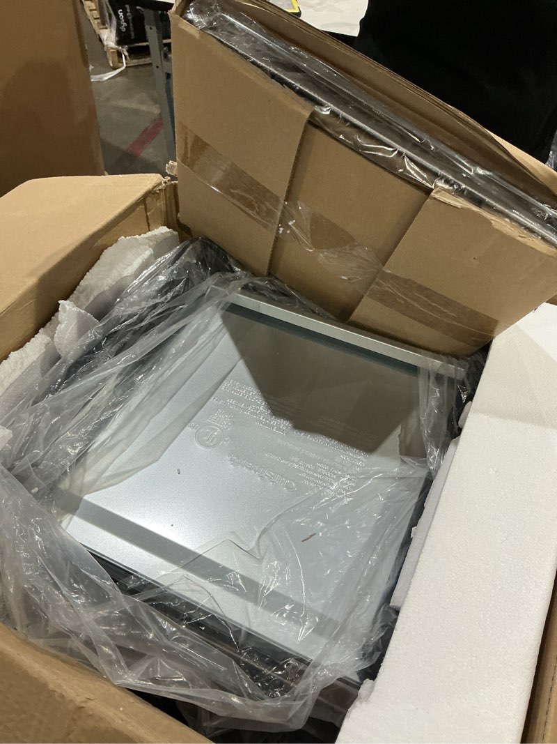 Condition photo showing Good Condition for cuisinart air fryer toaster oven, 1800w, 8-in-1 with air fry, convection, broil & warm, 0.6 cubic feet, 60-minute timer, toa-70nas, stainless steel stainless steel convection toaster air fryer oven w/ grill