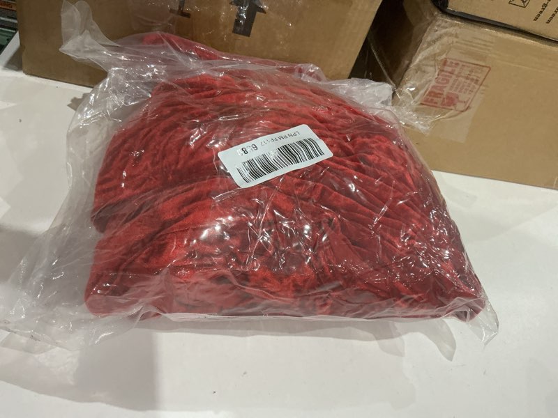 Condition photo showing Good Condition for Extra Large Christmas Tree Topper Bows 78.7 x 15.7 Giant Bow Red Velvet Bow with Long Streamers for Tree Front Door Patio Outdoor Christmas Decorations(Red)