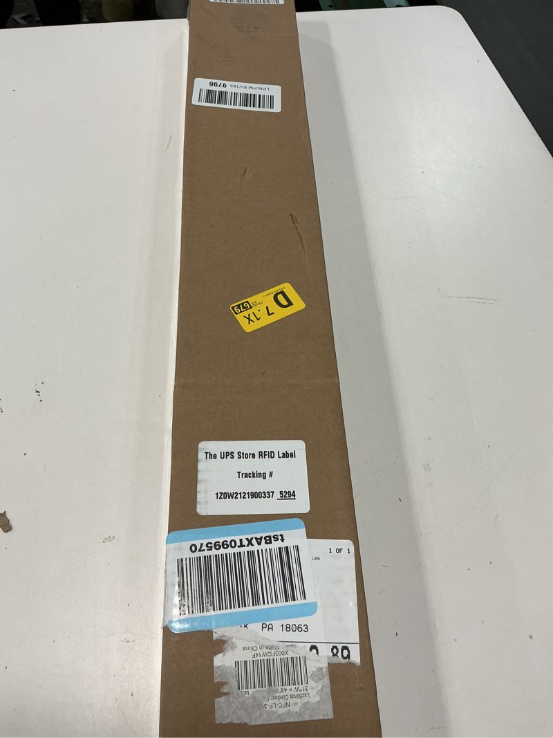 Condition photo showing New/Like New for LazBlinds Cordless Cellular Shades, No Tools No Drill Light Filtering Honeycomb Shades Pleated Blinds for Windows, 31'' W x 48'' H, Taupe Light Filtering-taupe 31'' W x 48'' H