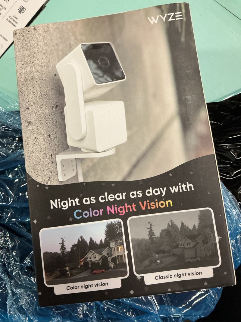 Condition photo showing New/Like New for wyze cam pan v3, indoor/outdoor ip65-rated 1080p pan/tilt/zoom wi-fi smart home security camera with color night vision, 2-way audio, compatible with alexa & google assistant, free expert setup