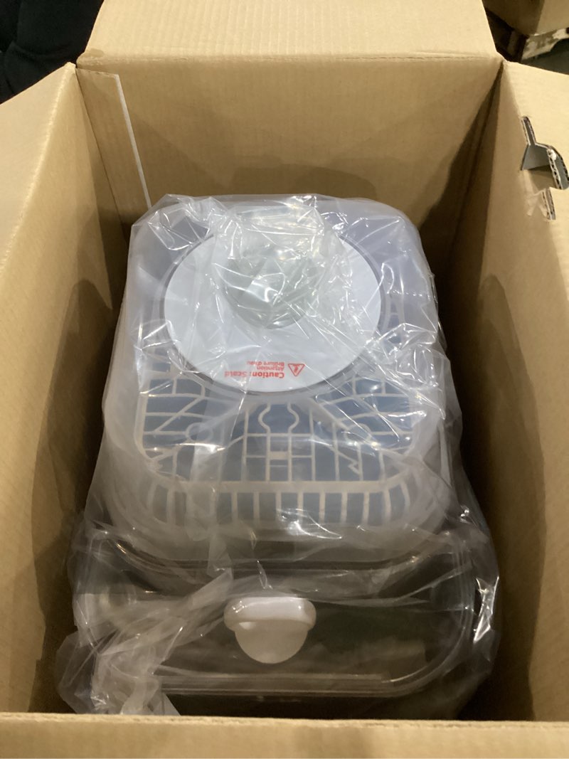 Condition photo showing Good Condition for not tested**** grownsy easeclean bottle washer pro | all-in-one bottle washer and sterilizer and dryer | baby bottle washer for bottles, pump parts & baby essentials | replaces hand washing white