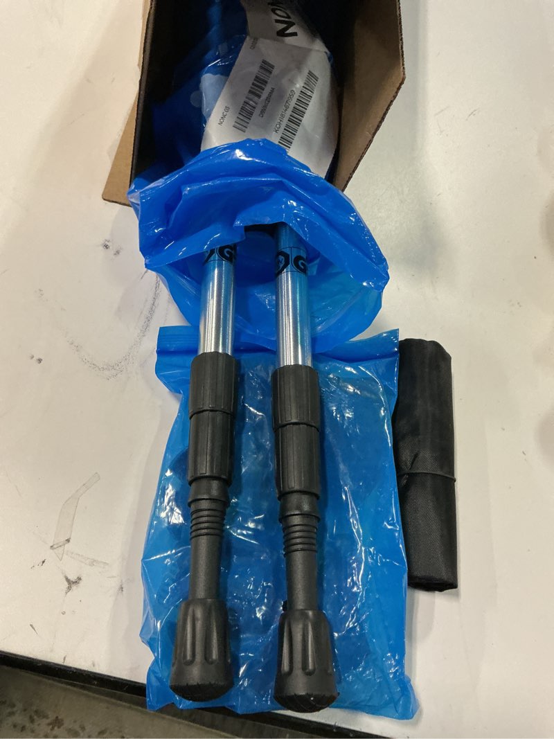 Condition photo showing Good Condition for TheFitLife Nordic Walking Trekking Poles - 2 Sticks with Anti-Shock and Quick Lock System, Telescopic, Collapsible, Ultralight for Hiking, Camping, Mountaining, Backpacking, Walking, Trekking Silver